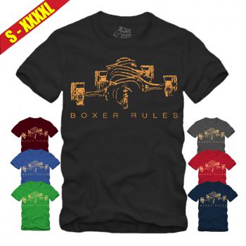 Boxer Rules - Motor Golddruck - Shirt