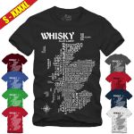 Whisky - Map / Landkarte - Shirt